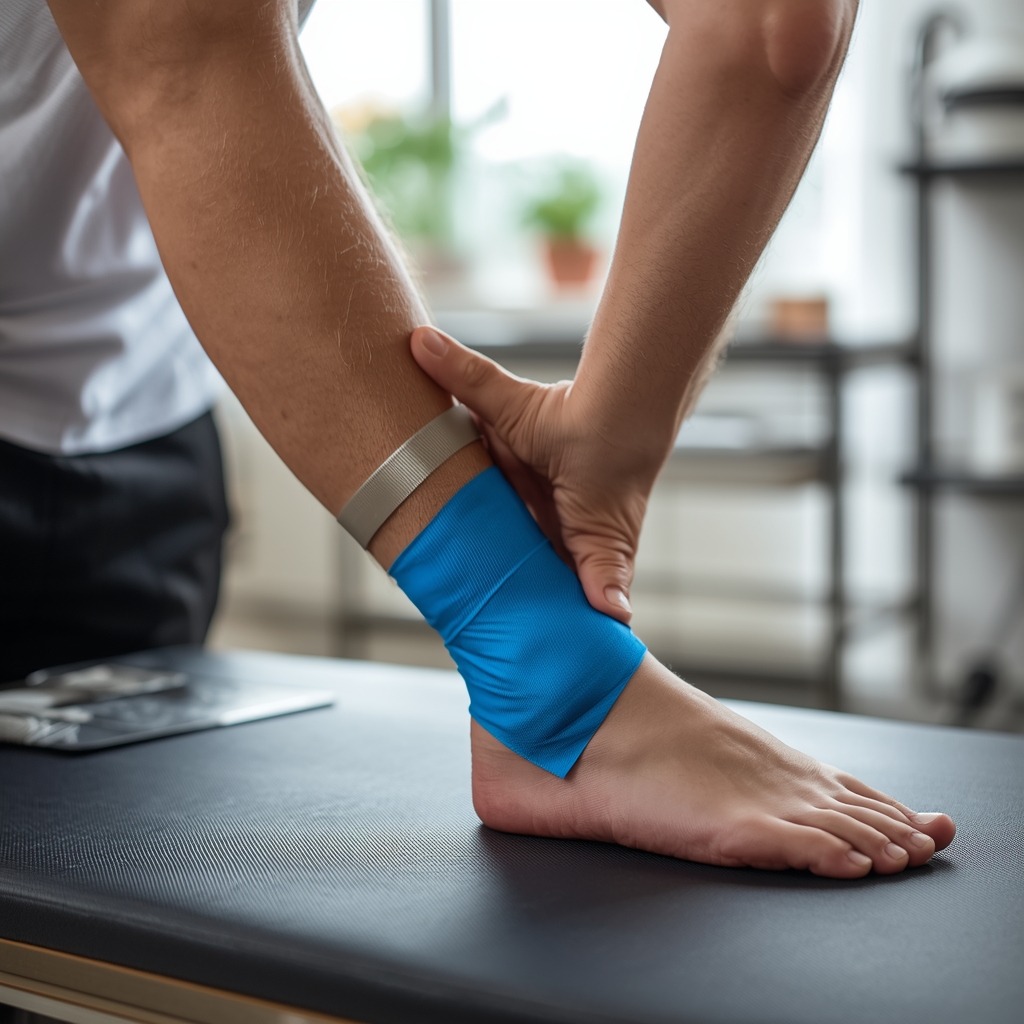 How Does Kinesio Taping Applied by Chiropractors Enhance Recovery From Ankle Sprains When Combined With Spinal Adjustments?
