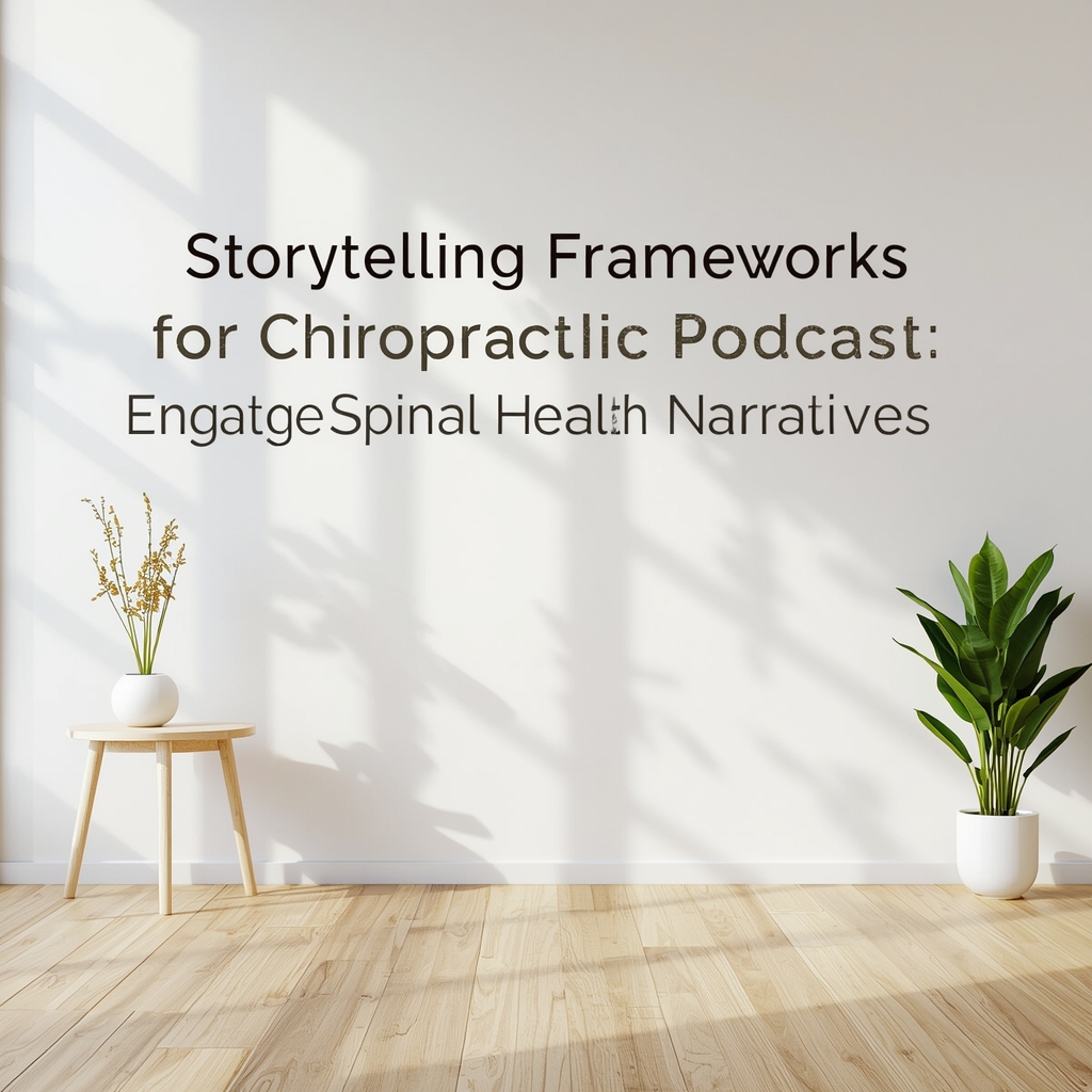 Storytelling Frameworks for Chiropractic Podcasts: Engaging Spinal Health Narratives