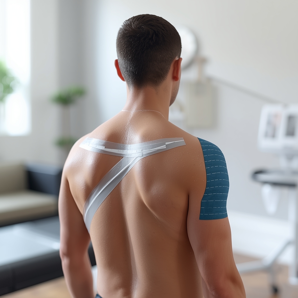 How Chiropractors Use 3D Imaging to Demonstrate Kinesio Taping for Shoulder Instability