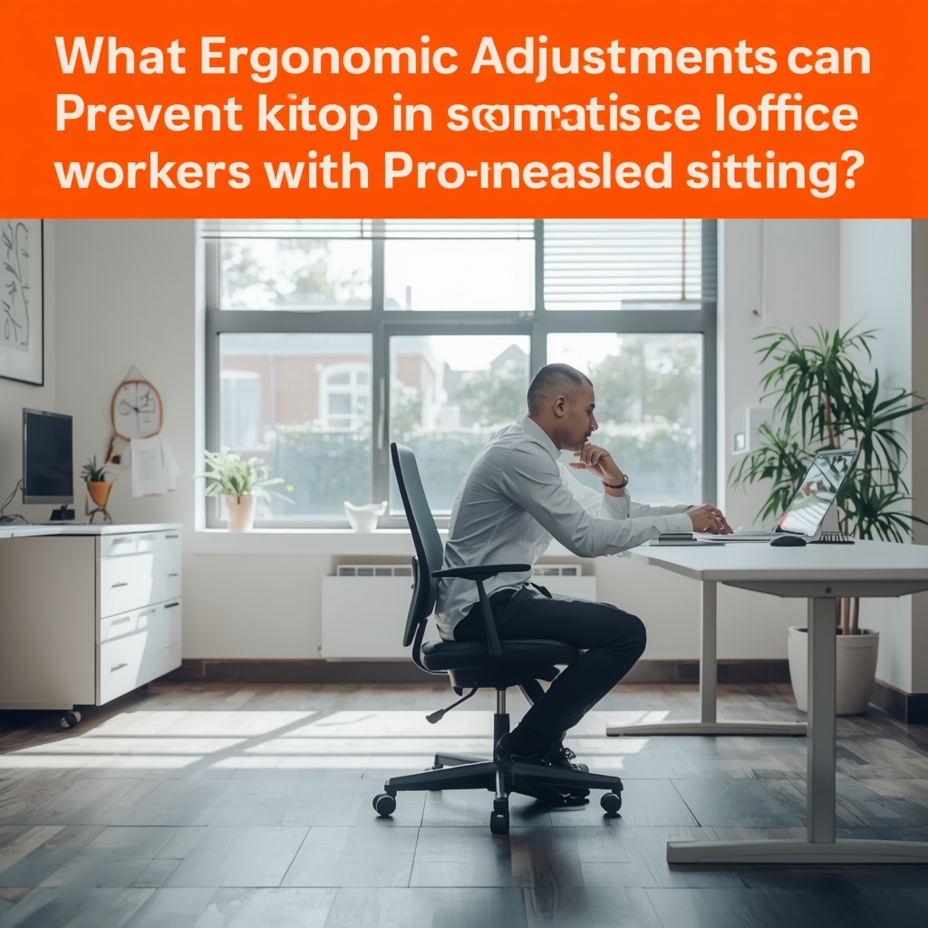 What Ergonomic Adjustments Can Prevent Piriformis Syndrome in Office Workers with Prolonged Sitting?