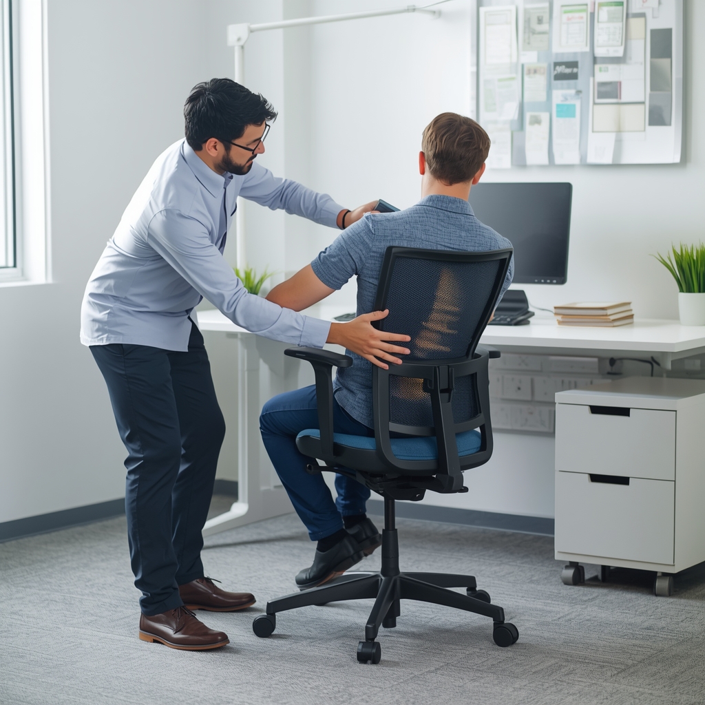 Ergonomic Chair Adjustments and Spinal Decompression Techniques to Prevent Cumulative Trauma Disorders in Office Workers