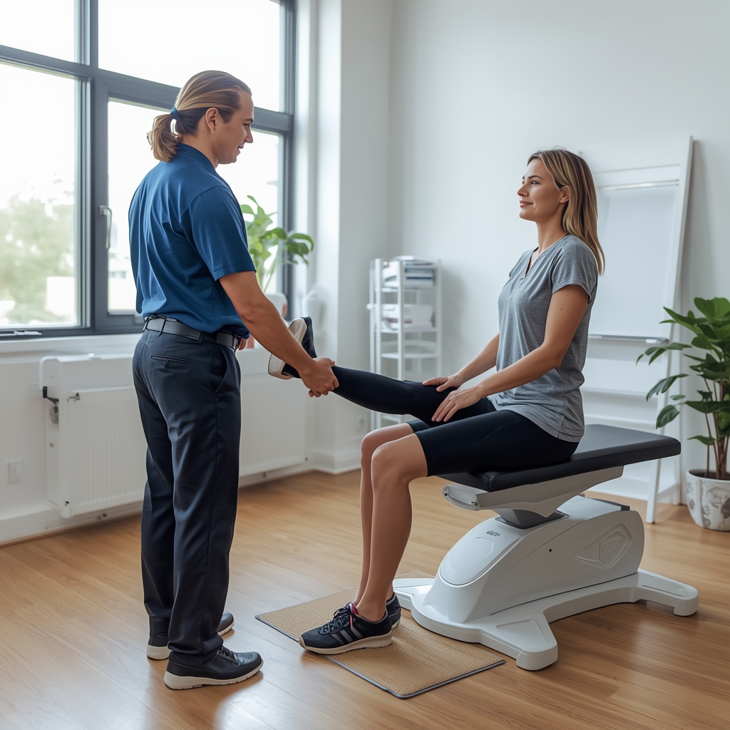 How Can EMS Therapy Enhance Neuromuscular Re-education in Patients Recovering from Total Knee Arthroplasty?