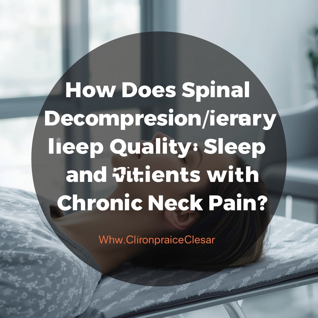How Does Spinal Decompression Therapy Improve Sleep Quality in Patients with Chronic Neck Pain?