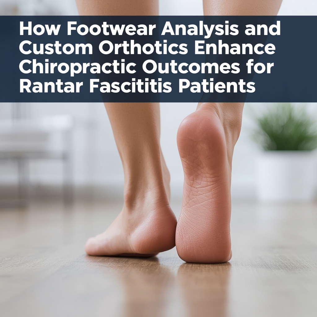 How Footwear Analysis and Custom Orthotics Enhance Chiropractic Outcomes for Plantar Fasciitis Patients
