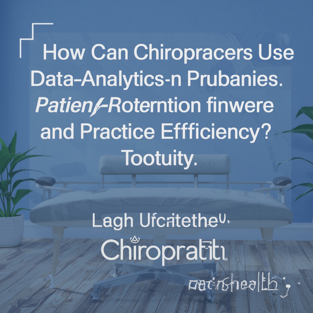 How Can Chiropractors Use Data Analytics to Improve Patient Retention and Practice Efficiency?