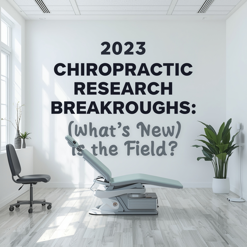 2023 Chiropractic Research Breakthroughs: What's New in the Field?