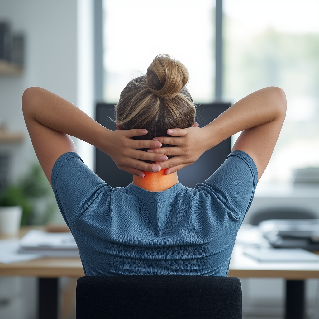 Postural Retraining Exercises for Tech Neck in Office Workers