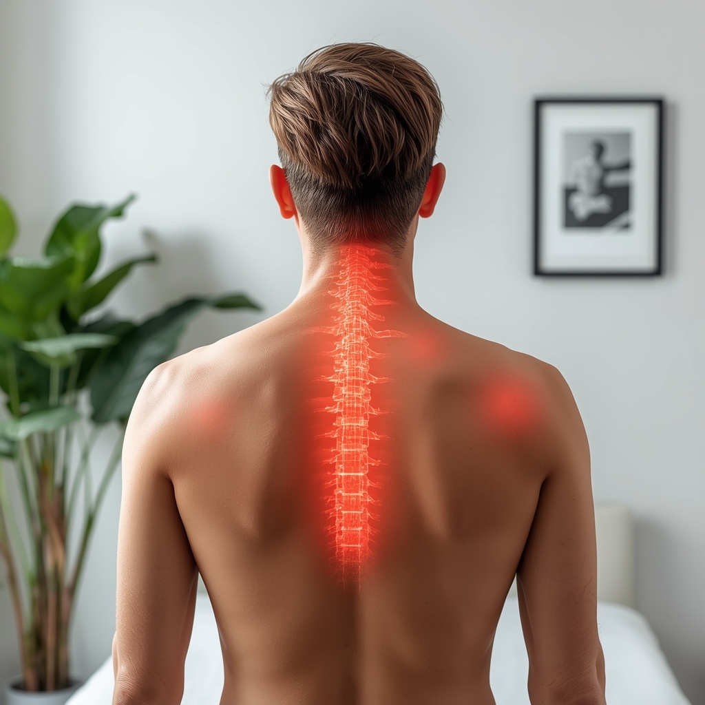 How Does Low-Level Laser Therapy Complement Spinal Adjustments in Treating Chronic Shoulder Pain, and What Dosage Parameters Are Most Effective?
