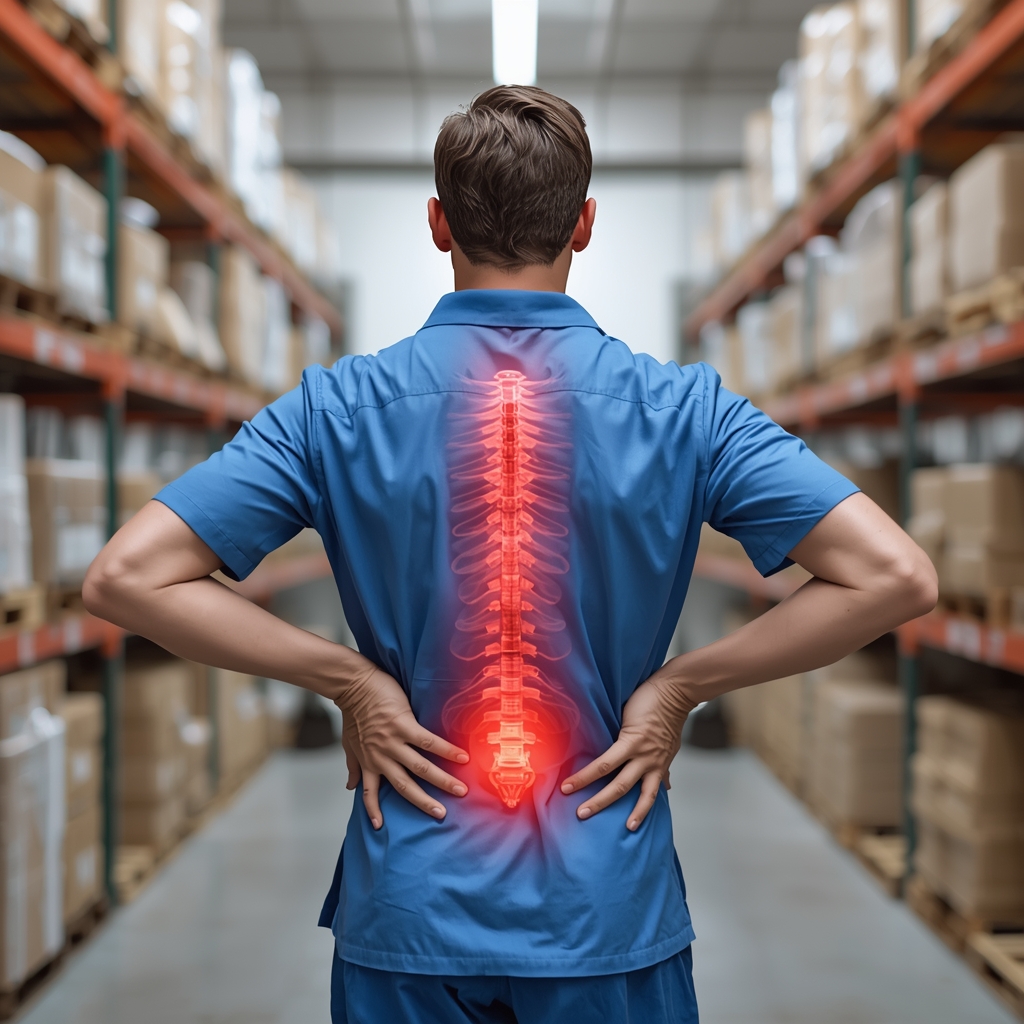 Ergonomic Interventions and Spinal Adjustments to Prevent Upper Back Pain in Warehouse Workers