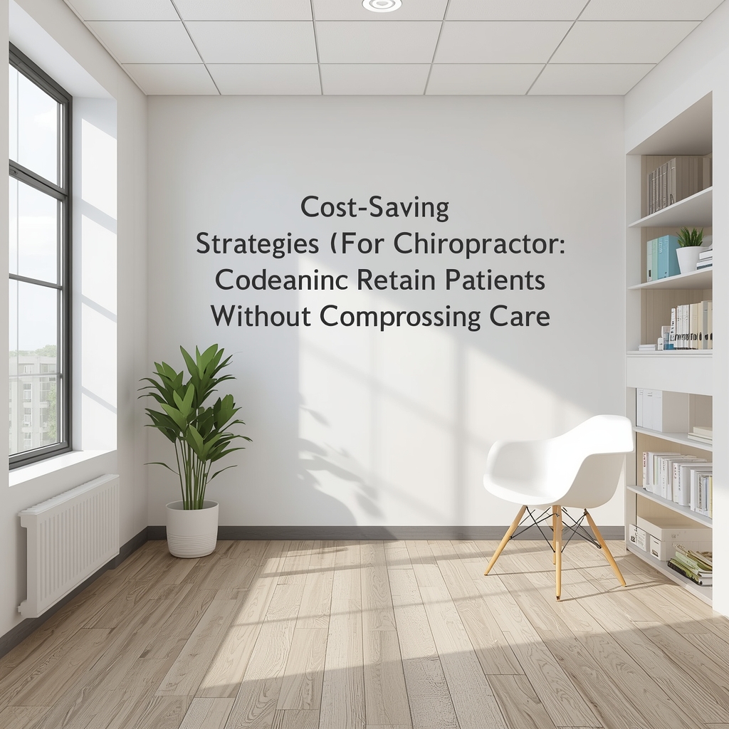 Cost-Saving Strategies for Chiropractors: Retain Patients Without Compromising Care