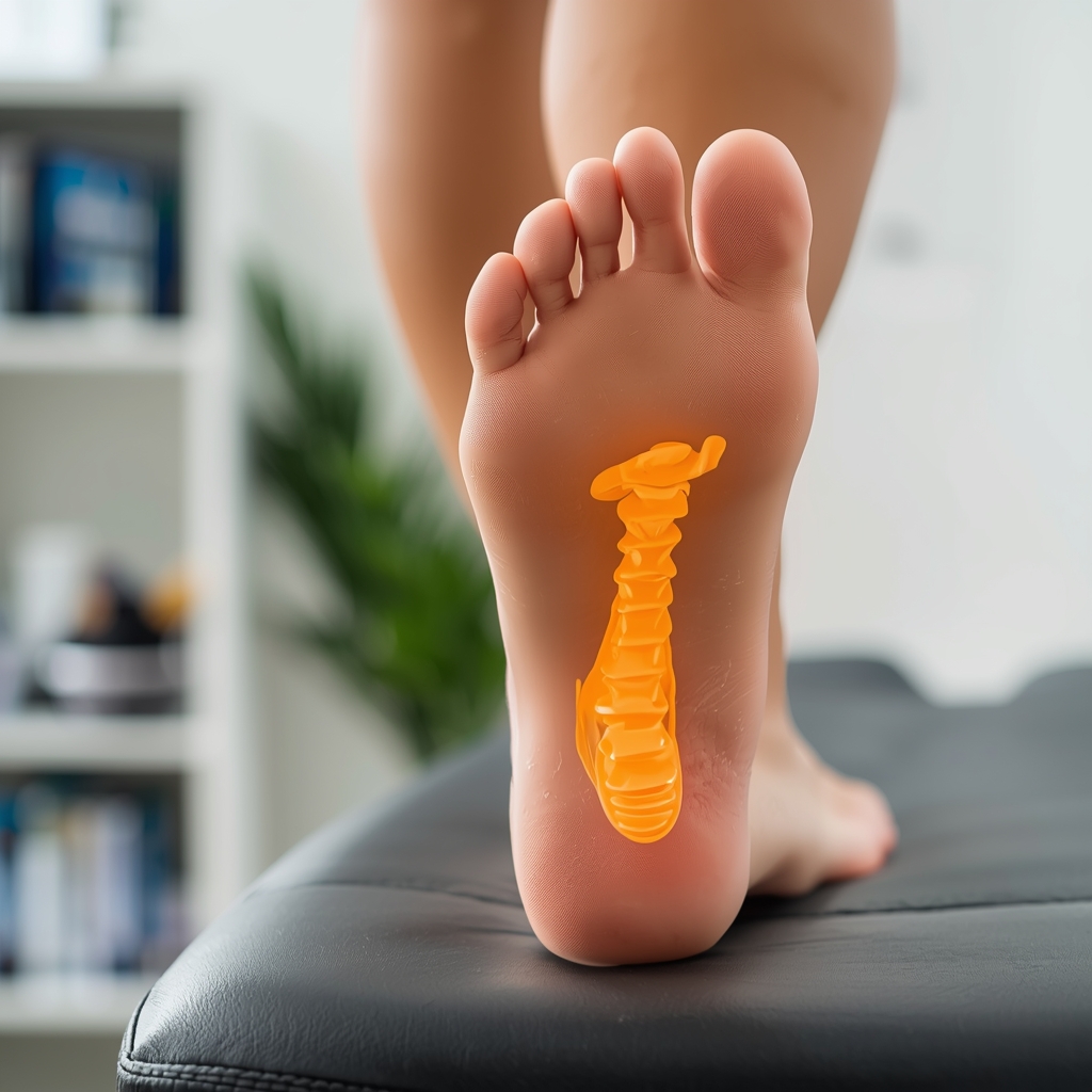 How Custom Foot Orthotics Complement Chiropractic Adjustments in Treating Plantar Fasciitis, and What Biomechanical Factors Should Be Addressed?
