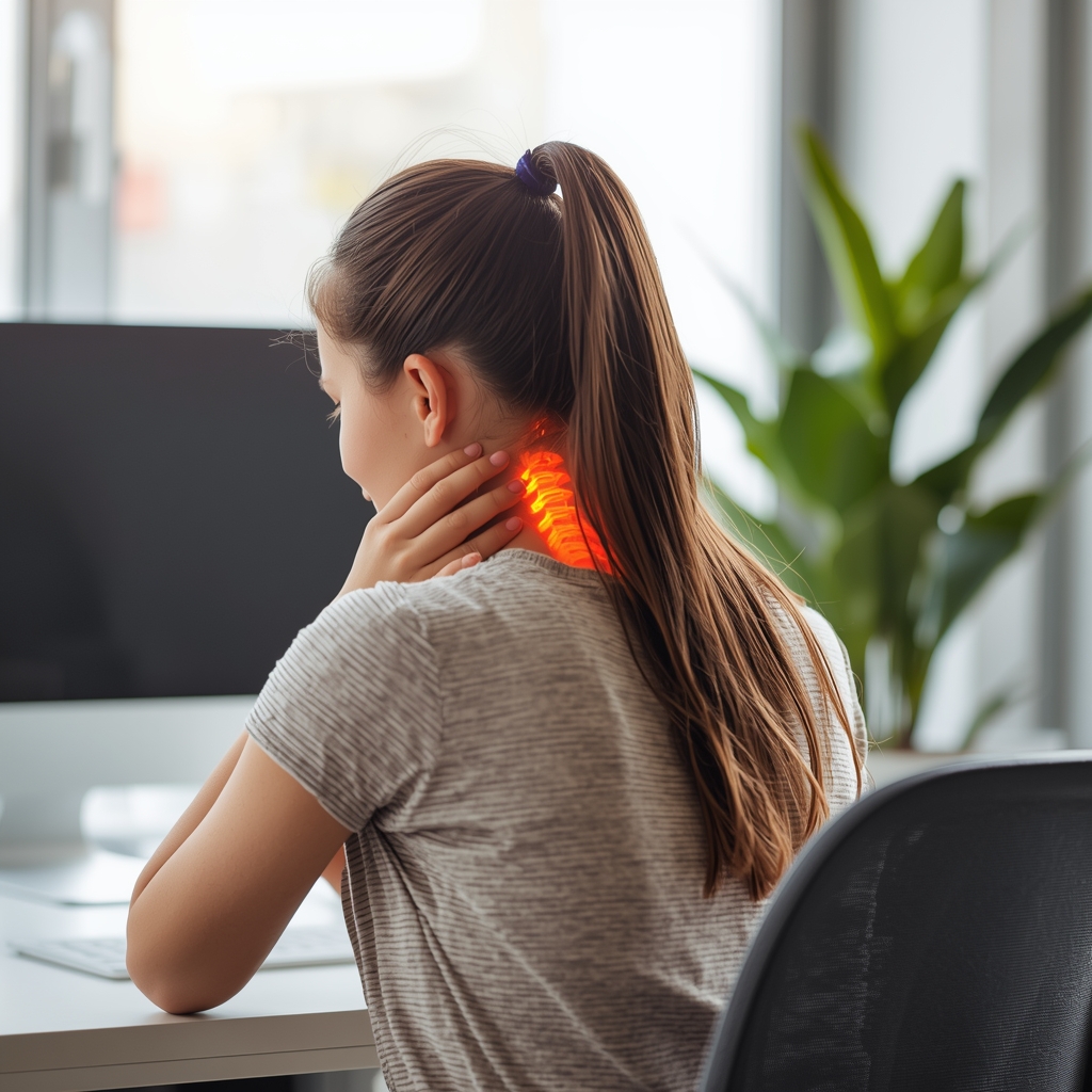 How Can Chiropractors Teach Adolescents Proper Ergonomic Habits to Prevent Tech Neck and Associated Cervical Spine Strain?