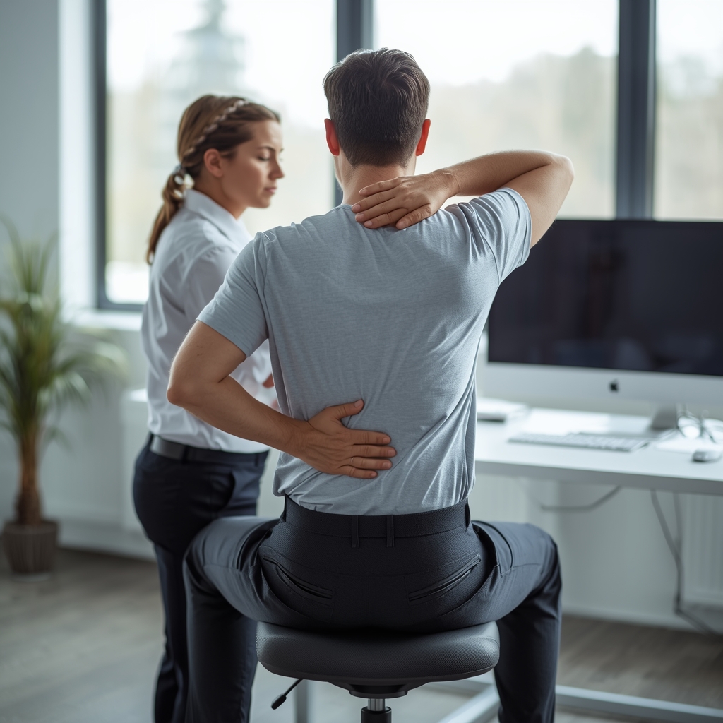 Chiropractic Adjustments and Stretching for Piriformis Syndrome in Office Workers