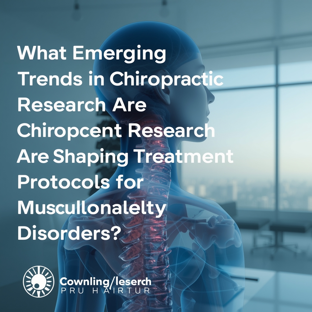 What Emerging Trends in Chiropractic Research Are Shaping Treatment Protocols for Musculoskeletal Disorders?