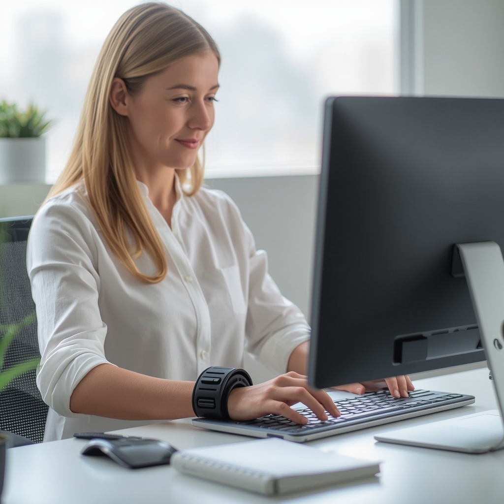 How Wrist-Weighted Ergonomic Devices Improve Posture During Prolonged Computer Use