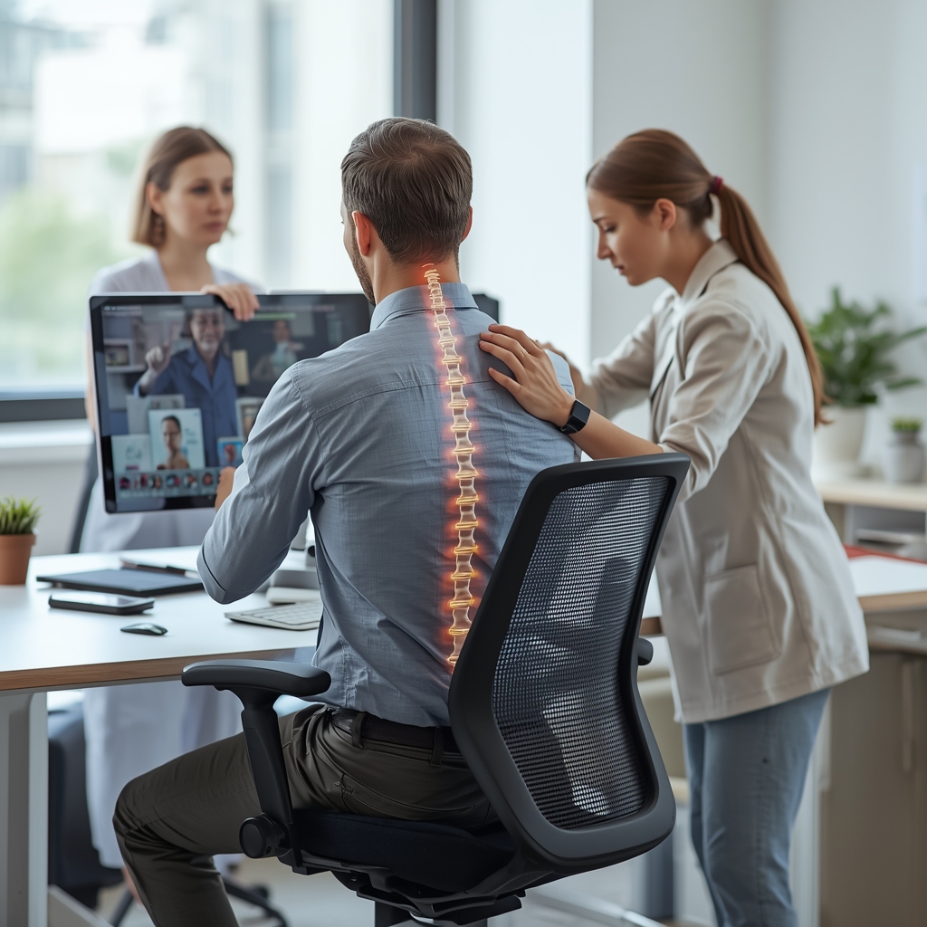 Ergonomic Adjustments and Chiropractic Care for Preventing Repetitive Strain Injuries in Office Workers