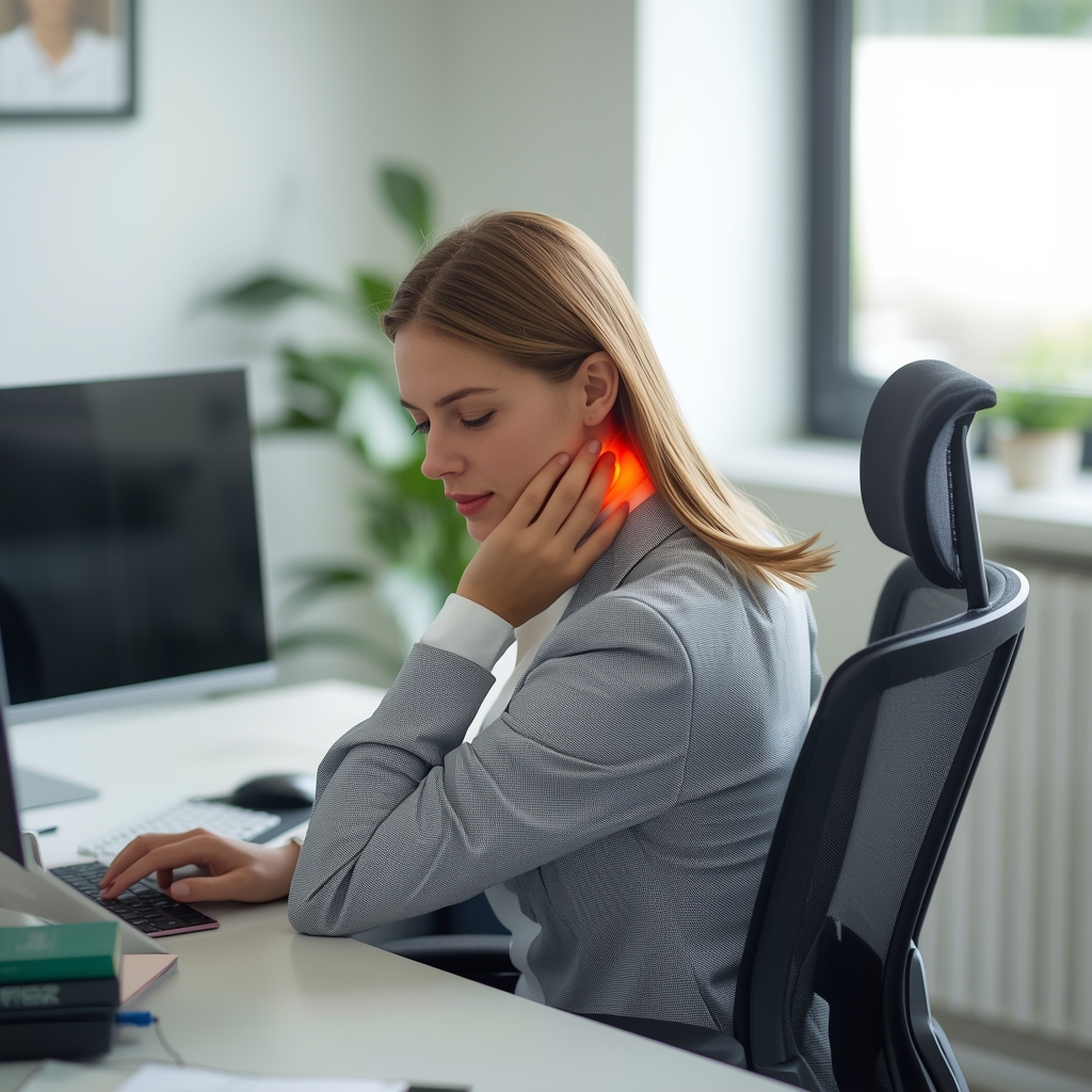Ergonomic Adjustments to Prevent Tech Neck in Office Workers