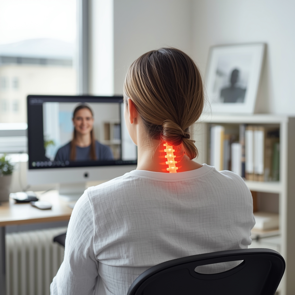 How Chiropractors Use Video Consultations to Educate on Home Exercises for Chronic Neck Pain