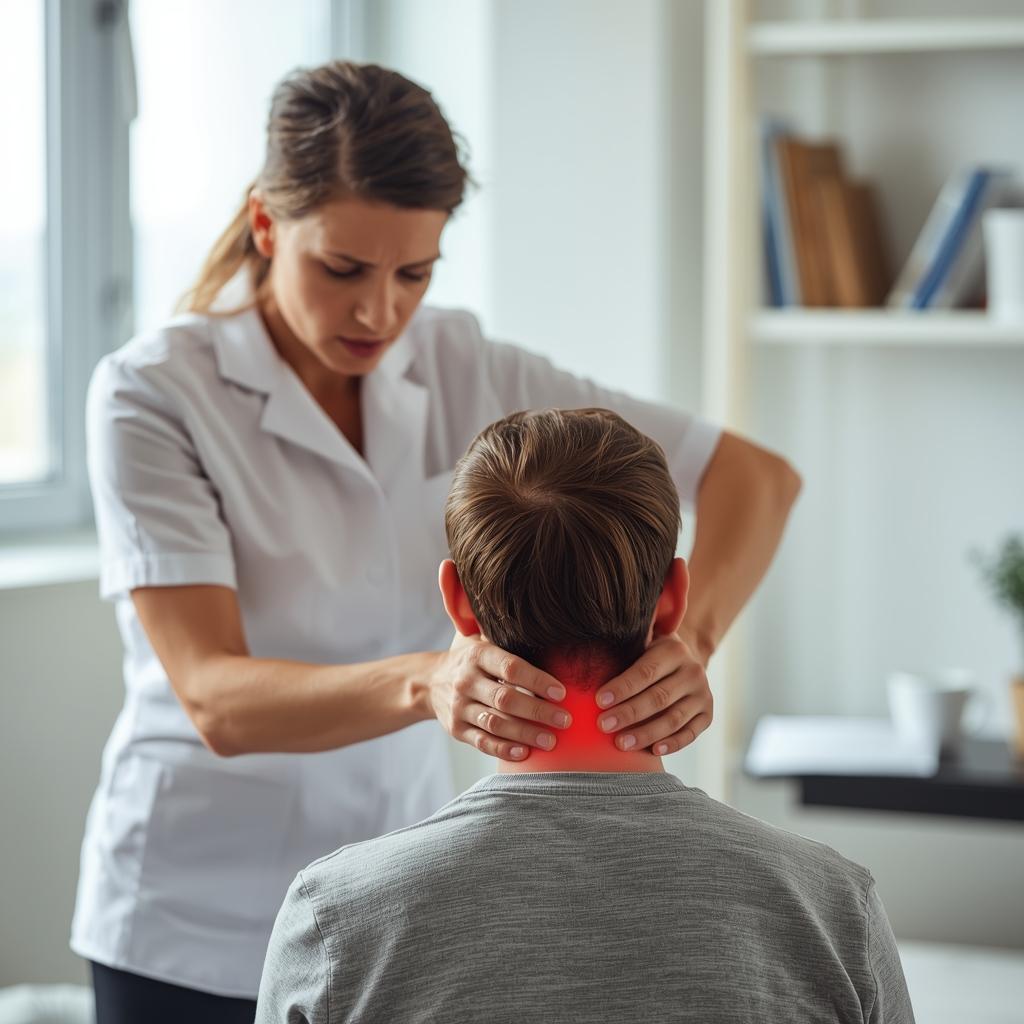 How Can Chiropractors Use Myofascial Release Techniques in Conjunction with Spinal Adjustments to Treat Chronic Neck Pain, and What Patient Benefits Have Been Observed?