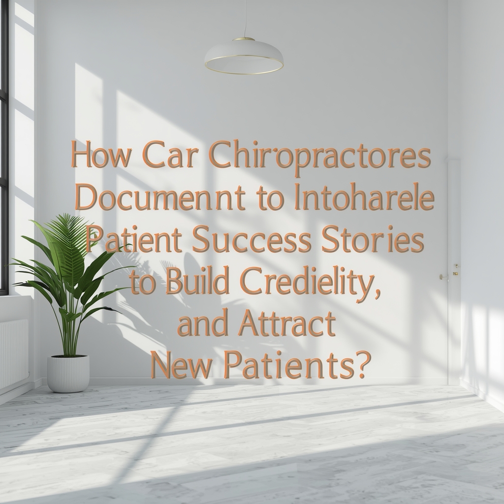 How Can Chiropractors Effectively Document and Share Patient Success Stories to Build Credibility and Attract New Patients?
