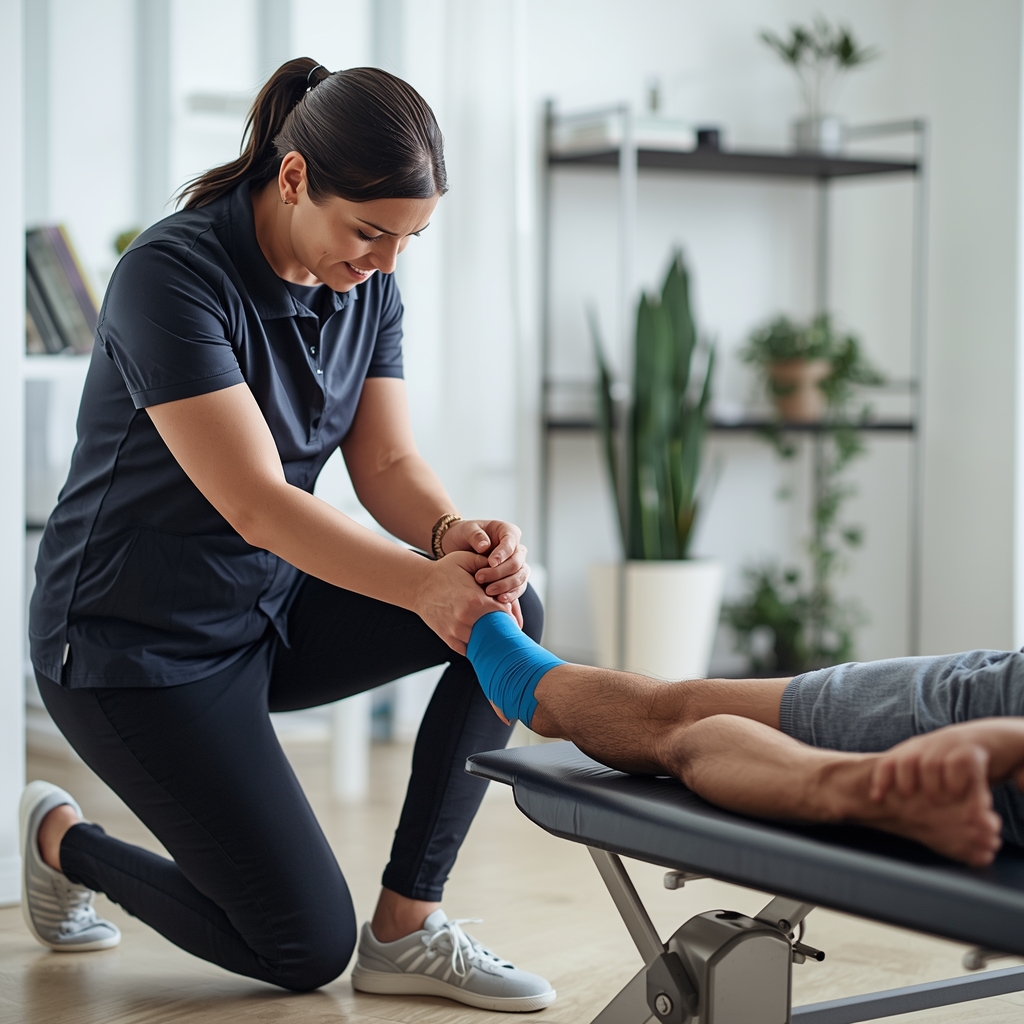 How Can Chiropractic Adjustments and Kinesio Taping Work Together to Alleviate Patellar Tracking Issues in Athletes?