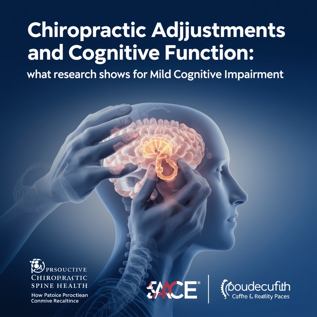 Chiropractic Adjustments and Cognitive Function: What Research Shows for Mild Cognitive Impairment