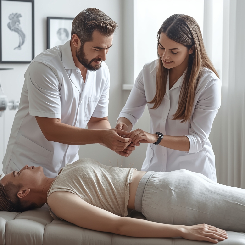 How Can Chiropractors Integrate Acupuncture with Spinal Adjustments to Enhance Pain Relief for Patients with Chronic Hip Bursitis?