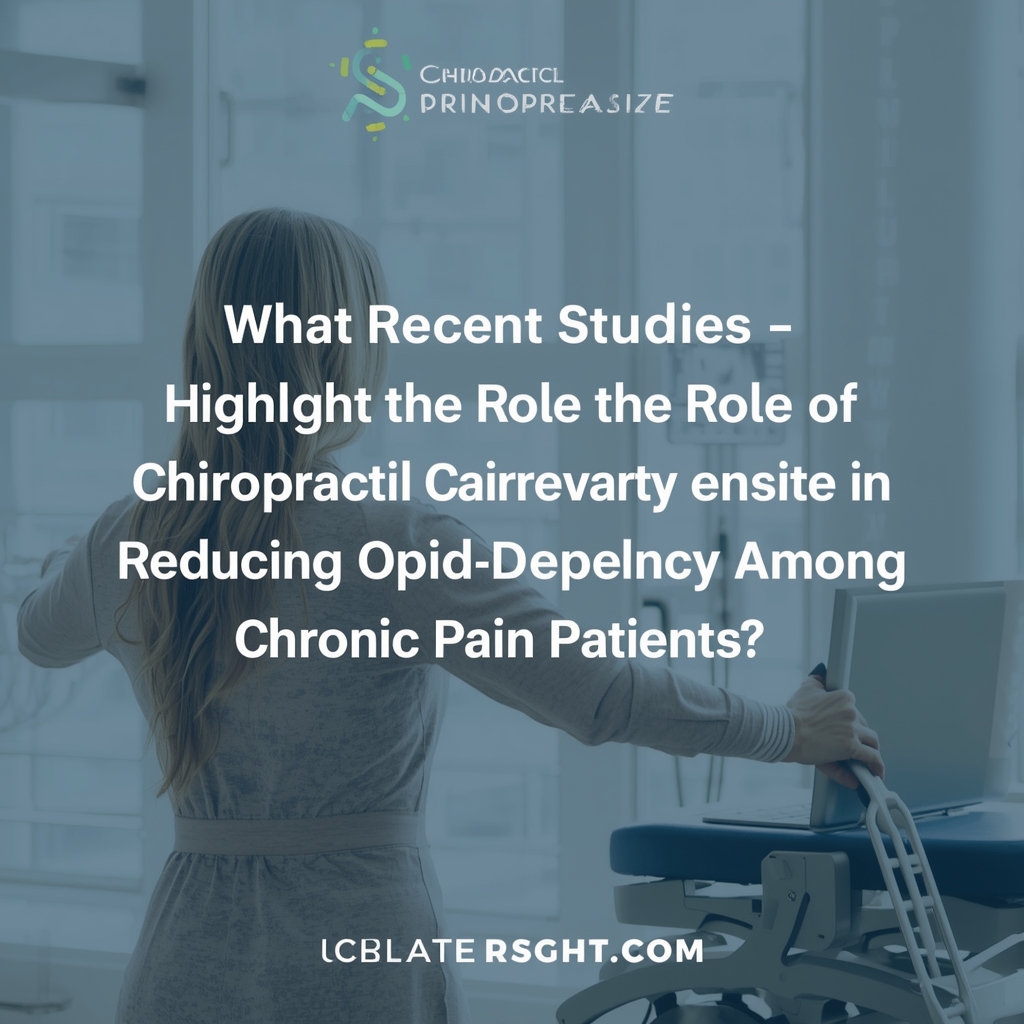 What Recent Studies Highlight the Role of Chiropractic Care in Reducing Opioid Dependency Among Chronic Pain Patients?