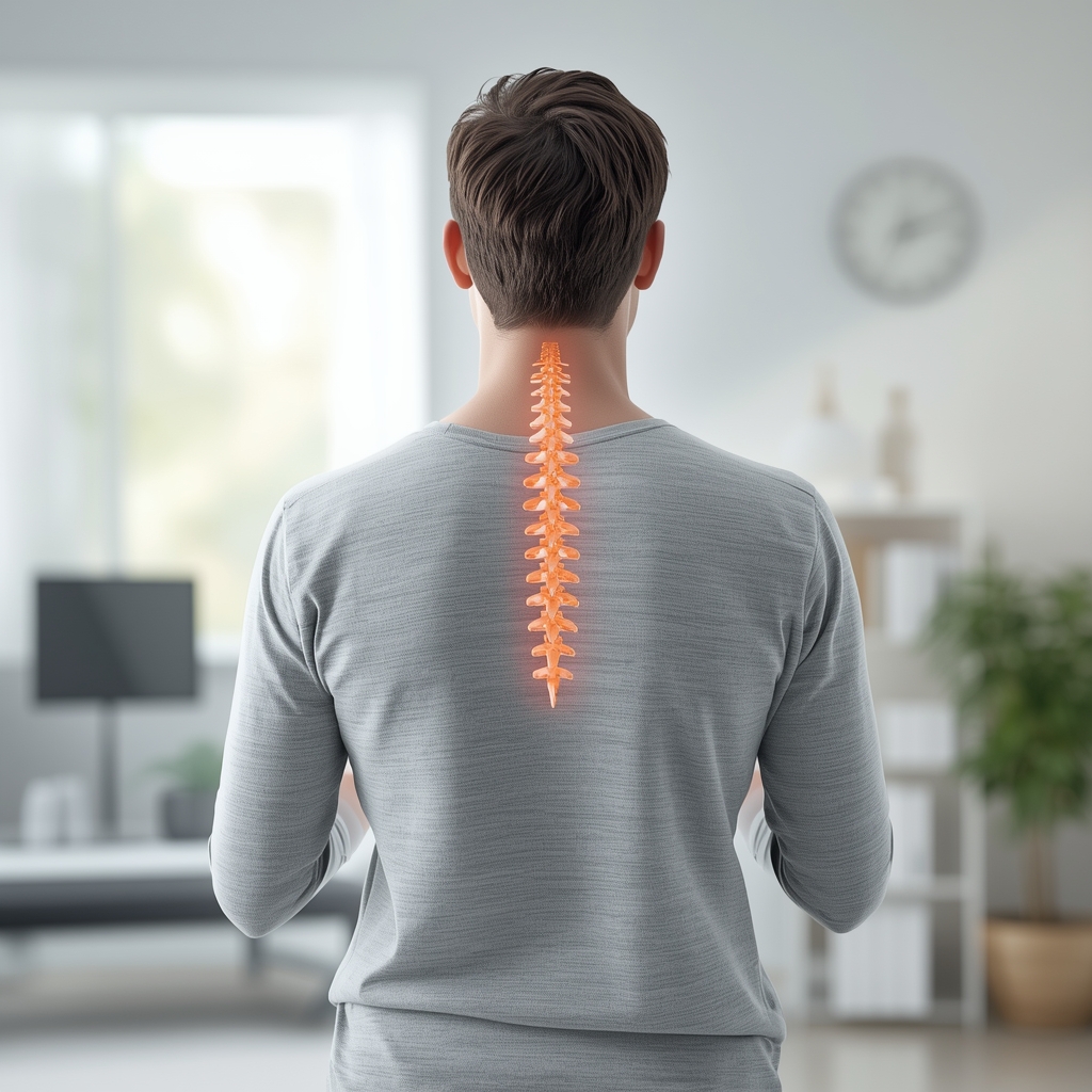 What Anatomical Features of the Thoracic Spine Make It Prone to Misalignment in Sedentary Patients?