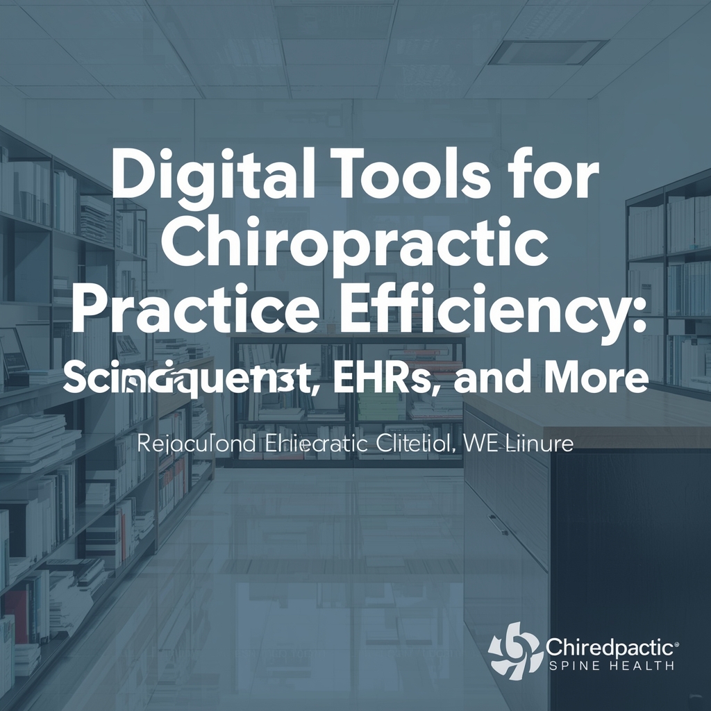 Digital Tools for Chiropractic Practice Efficiency: Scheduling, EHRs, and More