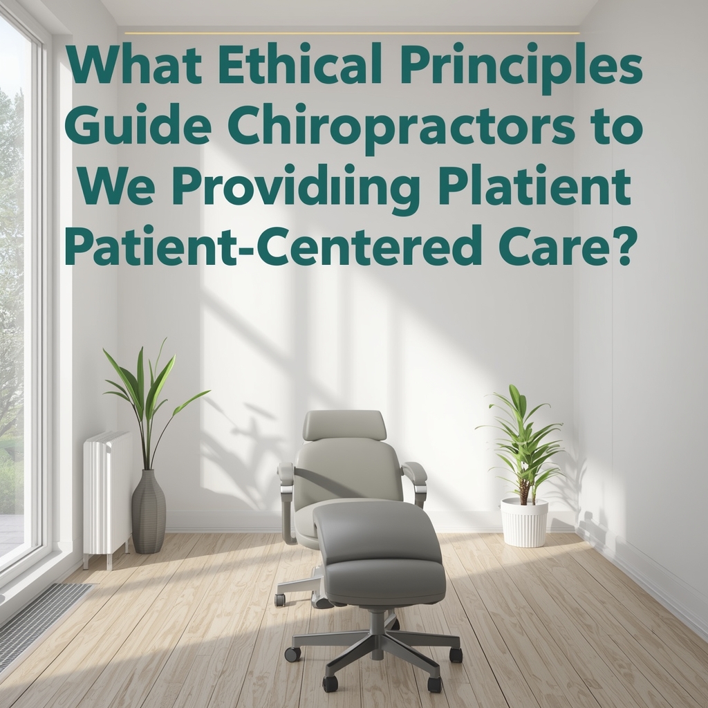 What Ethical Principles Guide Chiropractors in Providing Patient-Centered Care?