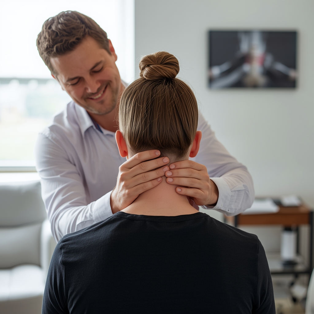 What Role Does Cervical Spine Adjustments Play in Alleviating Persistent Post-Concussion Symptoms Like Dizziness and Balance Issues?