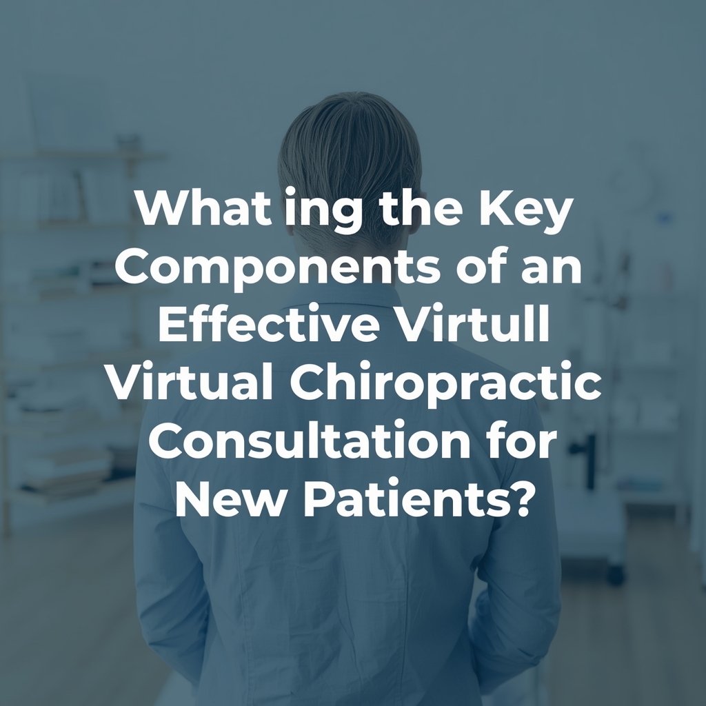 What Are the Key Components of an Effective Virtual Chiropractic Consultation for New Patients?