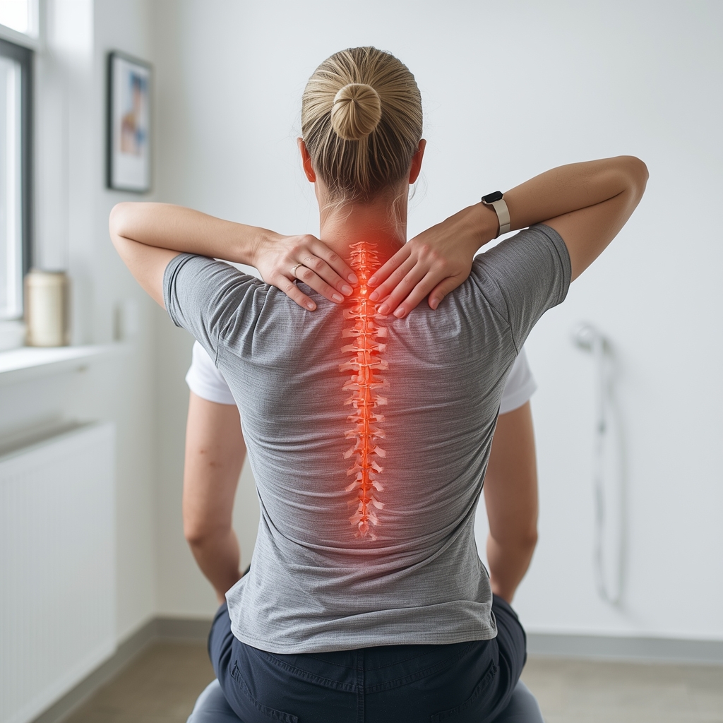 What Are the Key Steps in a Chiropractic Thoracic Spine Adjustment for Chronic Upper Back Pain?