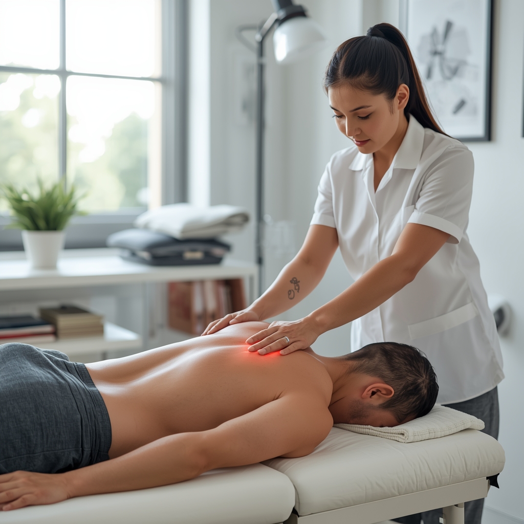 How Does Ultrasound Therapy Complement Spinal Adjustments in Treating Chronic Muscle Strains?