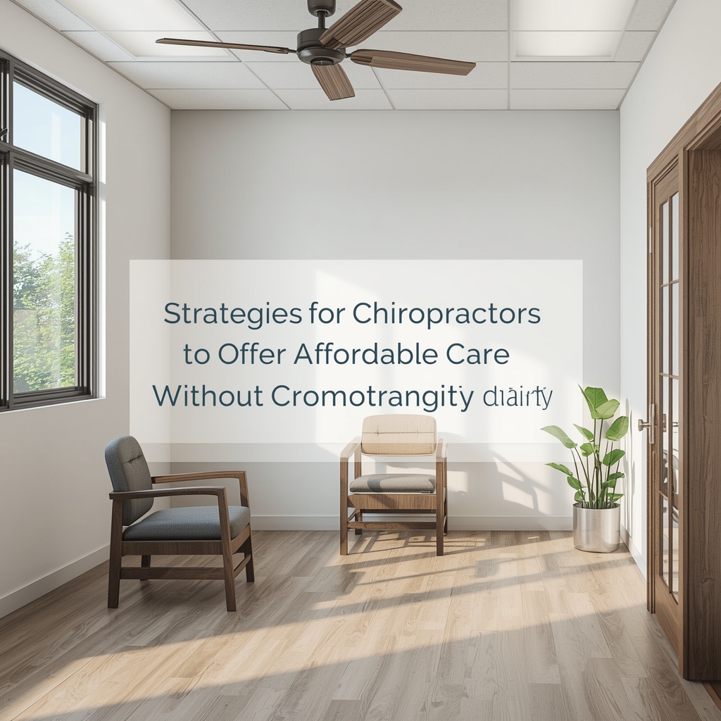 Strategies for Chiropractors to Offer Affordable Care Without Compromising Quality