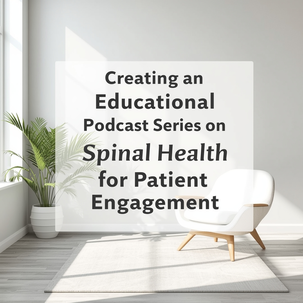 Creating an Educational Podcast Series on Spinal Health for Patient Engagement