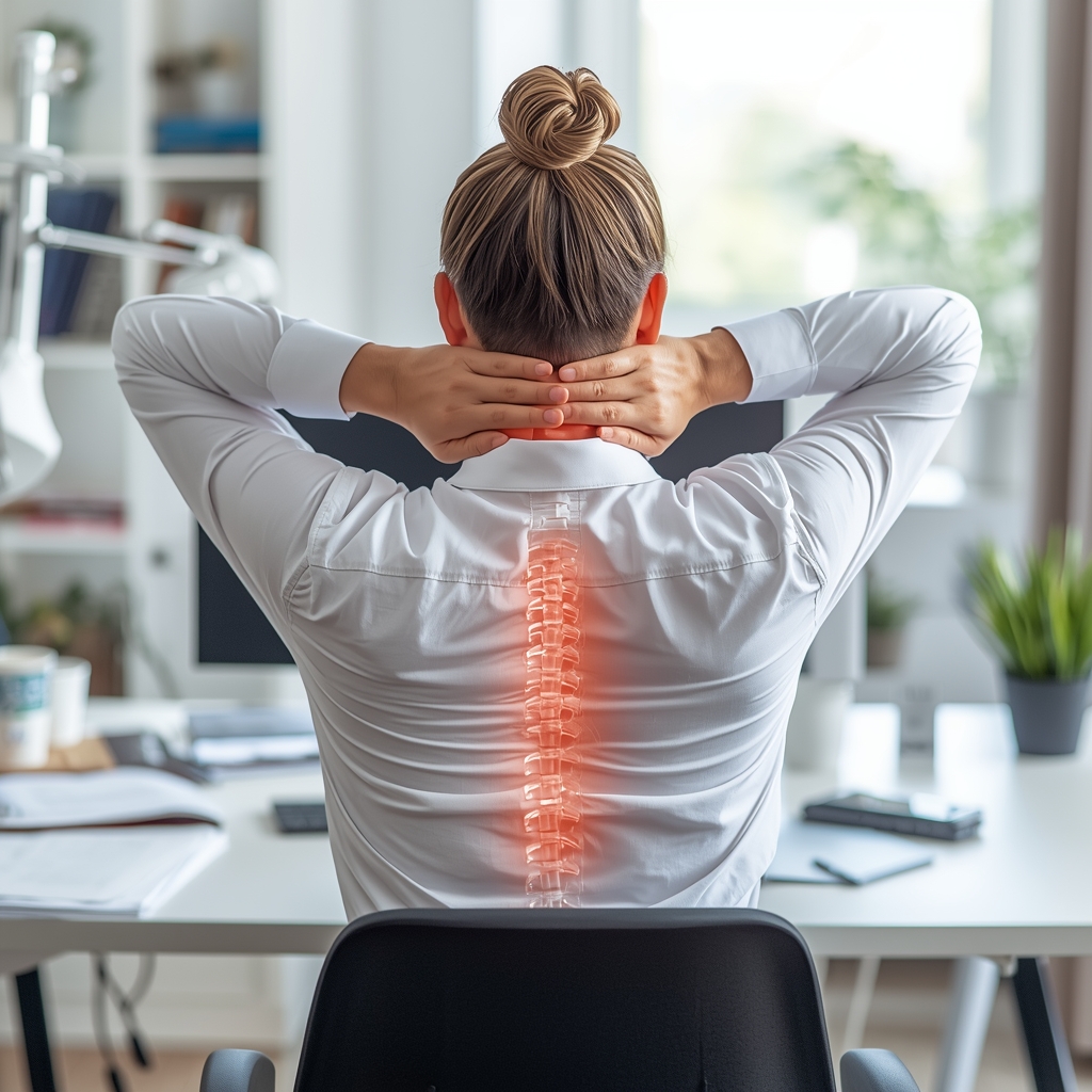 What Are the Best Posture Correction Techniques for Tech Neck in Office Workers?