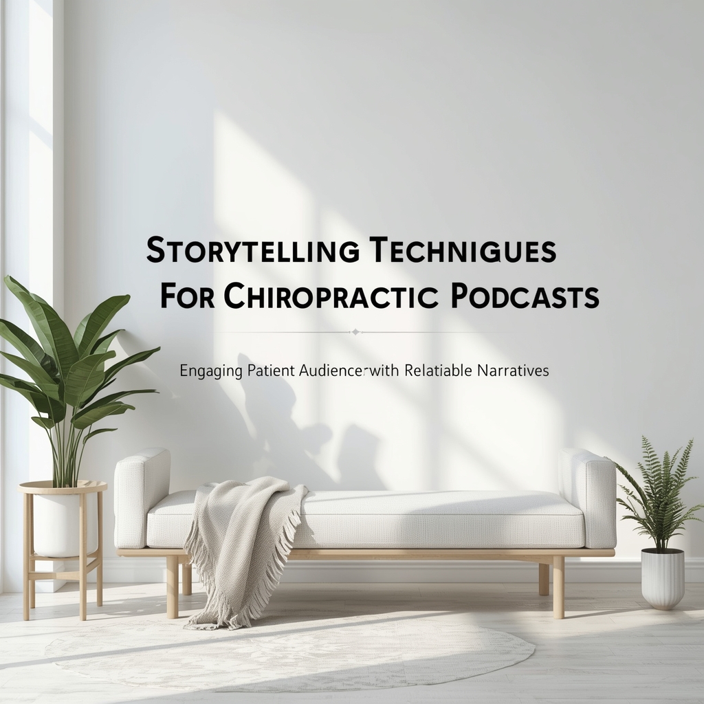 Storytelling Techniques for Chiropractic Podcasts: Engaging Patient Audiences with Relatable Narratives
