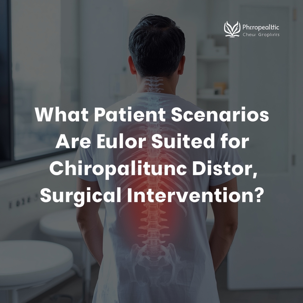 What Patient Scenarios Are Best Suited for Chiropractic Care Instead of Surgical Intervention?