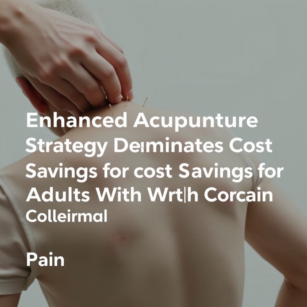 Enhanced Acupuncture Strategy Demonstrates Cost Savings for Older Adults With Chronic Low Back Pain