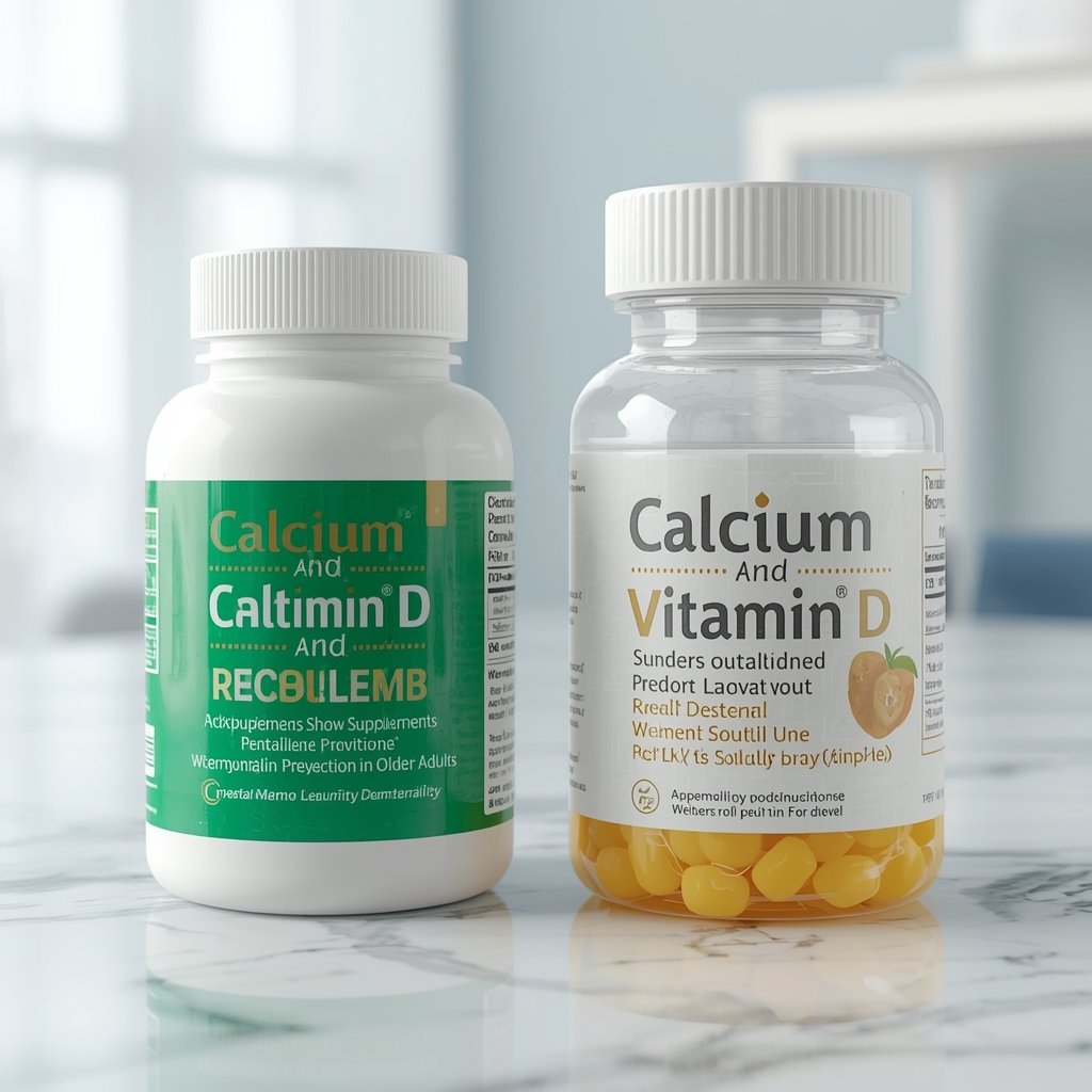 Calcium and Vitamin D Supplements Show Limited Benefits for Fall and Fracture Prevention in Older Adults