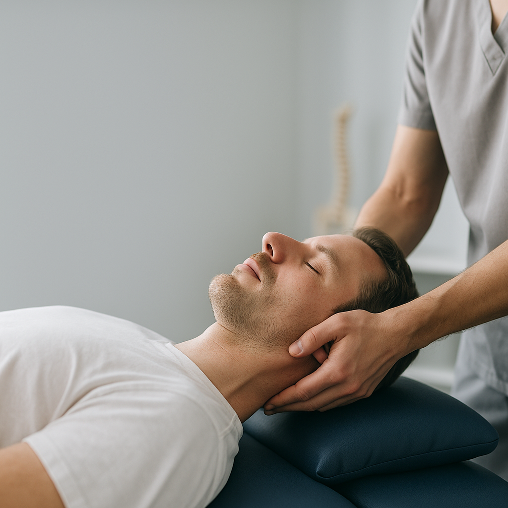 What is the popping or cracking sound during an adjustment?