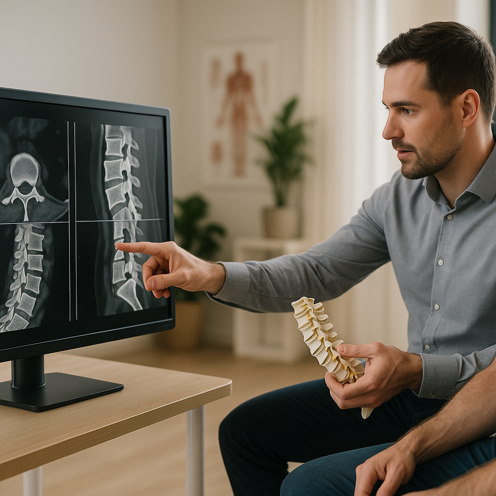 What is the role of CT scans in chiropractic care?