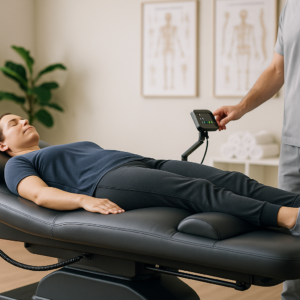 What is a chiropractic intersegmental traction table?