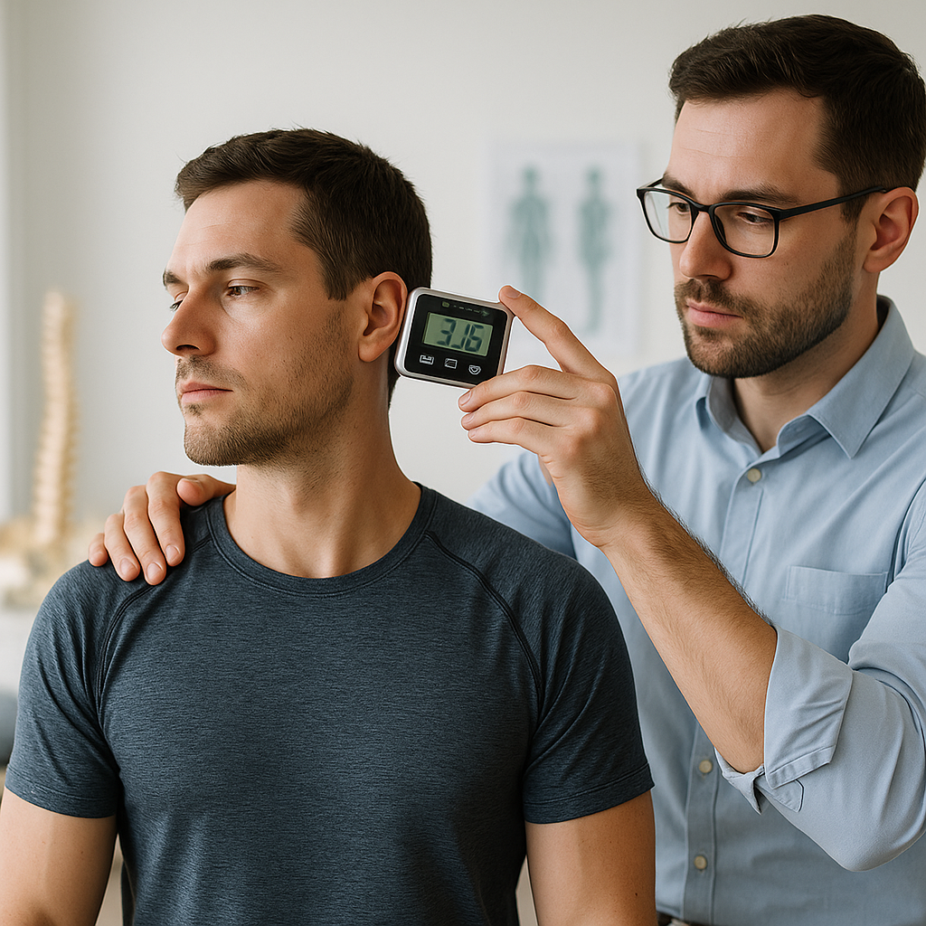 What is a range of motion test in chiropractic?