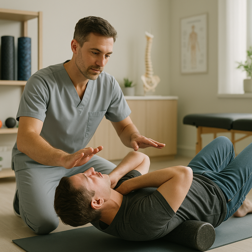 What are foam rollers used for in chiropractic care?