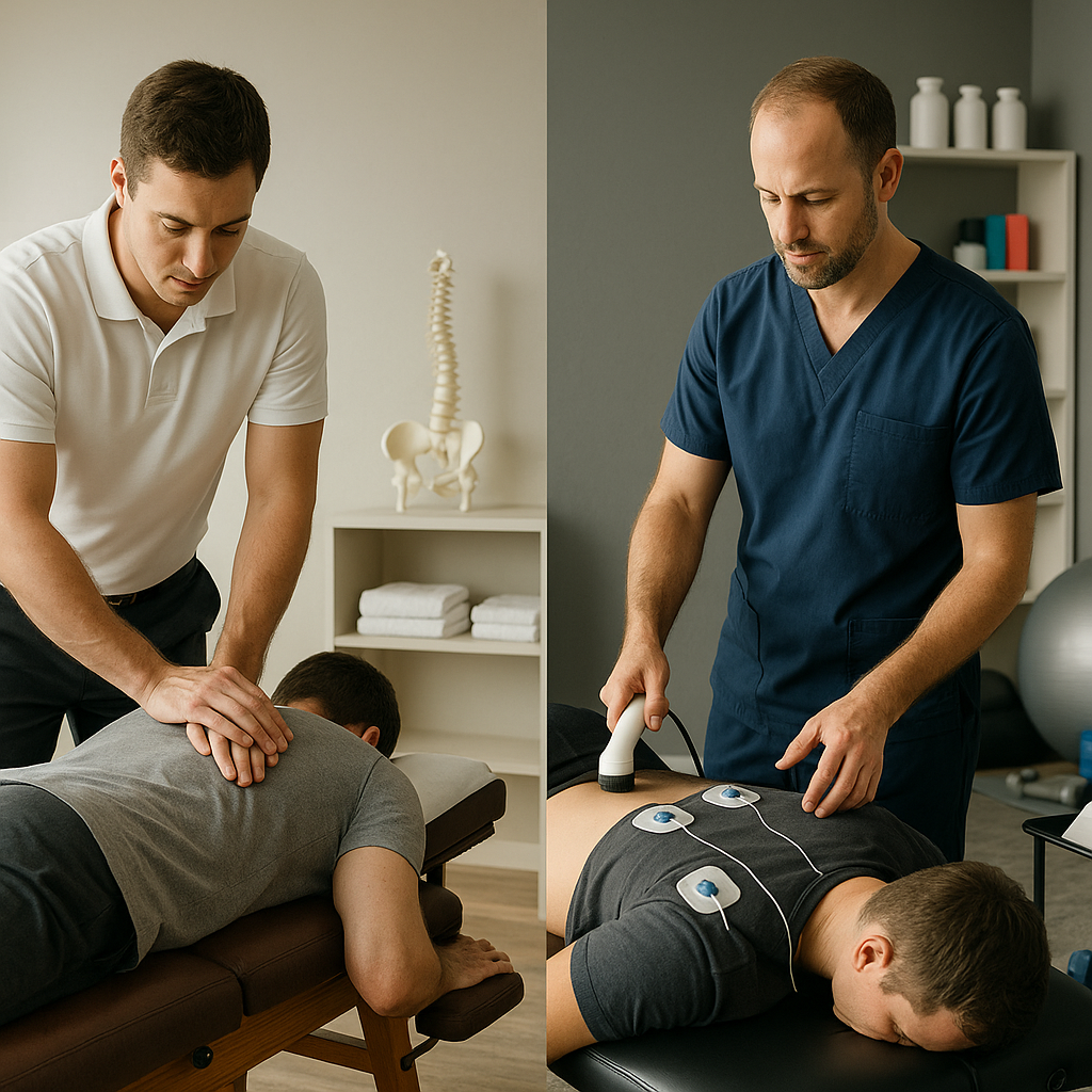 What is the difference between a straight chiropractor and a mixer chiropractor?