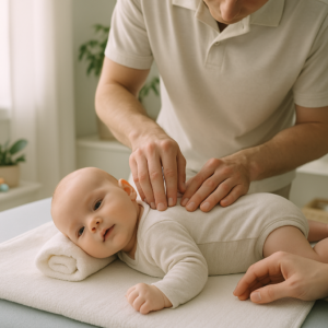 What is the chiropractic treatment for colic in babies?