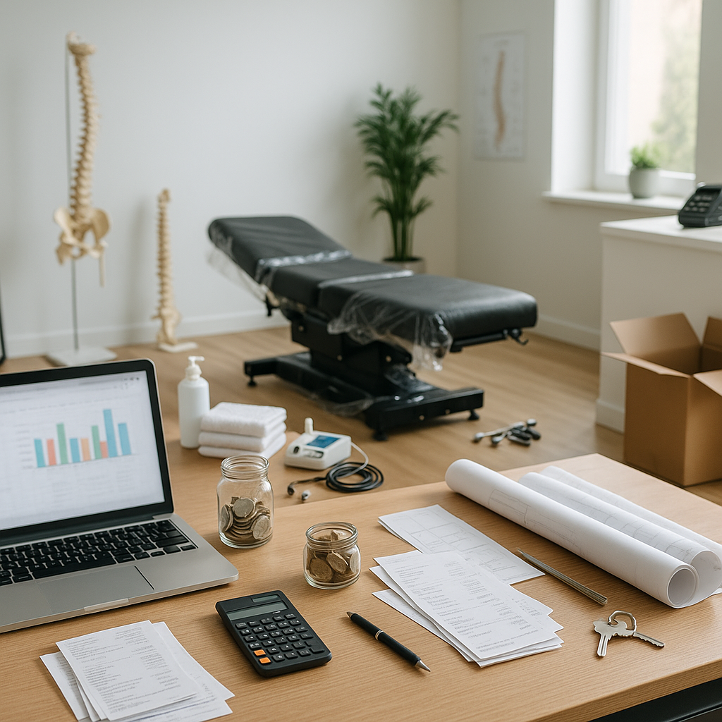 What are the startup costs for a chiropractic practice?